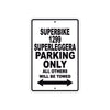 Ducati Superbike 1299 Superleggera Parking Only All Others Will Be Towed Aluminum Decor Garage Sign