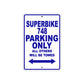 Ducati Superbike 748 Parking Only All Others Will Be Towed Aluminum Decor Garage Sign
