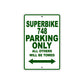 Ducati Superbike 748 Parking Only All Others Will Be Towed Aluminum Decor Garage Sign