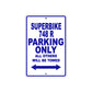 Ducati Superbike 748 R Parking Only All Others Will Be Towed Aluminum Decor Garage Sign