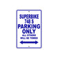 Ducati Superbike 748 S Parking Only All Others Will Be Towed Aluminum Decor Garage Sign