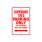 Ducati Superbike 748 S Parking Only All Others Will Be Towed Aluminum Decor Garage Sign