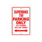 Ducati Superbike 749 Parking Only All Others Will Be Towed Aluminum Decor Garage Sign