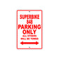 Ducati Superbike 848 Parking Only All Others Will Be Towed Aluminum Decor Garage Sign