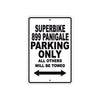 Ducati Superbike 899 Panigale Parking Only All Others Will Be Towed Aluminum Decor Garage Sign