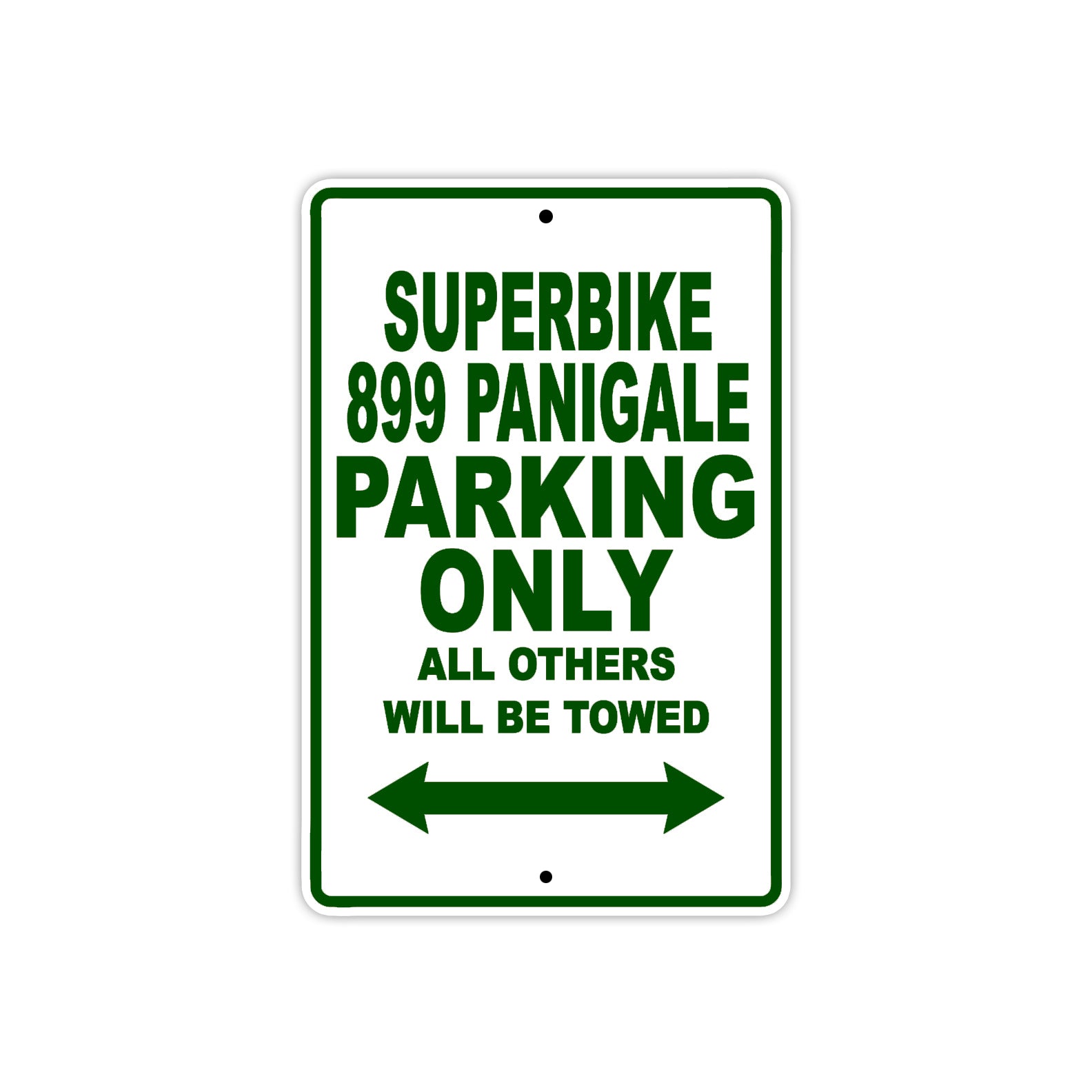 Ducati Superbike 899 Panigale Parking Only All Others Will Be Towed Aluminum Decor Garage Sign