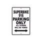 Ducati Superbike 916 Parking Only All Others Will Be Towed Aluminum Decor Garage Sign