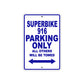 Ducati Superbike 916 Parking Only All Others Will Be Towed Aluminum Decor Garage Sign