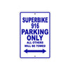Ducati Superbike 916 Parking Only All Others Will Be Towed Aluminum Decor Garage Sign