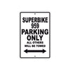 Ducati Superbike 959 Parking Only All Others Will Be Towed Aluminum Decor Garage Sign