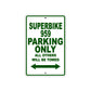 Ducati Superbike 959 Parking Only All Others Will Be Towed Aluminum Decor Garage Sign