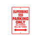 Ducati Superbike 959 Parking Only All Others Will Be Towed Aluminum Decor Garage Sign