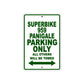 Ducati Superbike 959 Panigale Parking Only All Others Will Be Towed Aluminum Decor Garage Sign