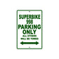 Ducati Superbike 998 Parking Only All Others Will Be Towed Aluminum Decor Garage Sign