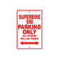 Ducati Superbike 998 Parking Only All Others Will Be Towed Aluminum Decor Garage Sign