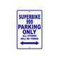Ducati Superbike 999 Parking Only All Others Will Be Towed Aluminum Decor Garage Sign