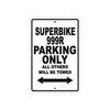 Ducati Superbike 999 R Parking Only All Others Will Be Towed Aluminum Decor Garage Sign
