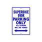 Ducati Superbike 999 R Parking Only All Others Will Be Towed Aluminum Decor Garage Sign