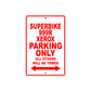 Ducati Superbike 999 R Xerox Parking Only All Others Will Be Towed Aluminum Decor Garage Sign