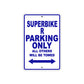 Ducati Superbike R Parking Only All Others Will Be Towed Aluminum Decor Garage Sign