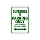 Ducati Superbike R Parking Only All Others Will Be Towed Aluminum Decor Garage Sign