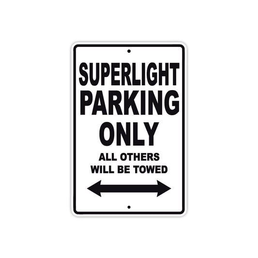 Ducati Superlight Parking Only All Others Will Be Towed Aluminum Decor Garage Sign