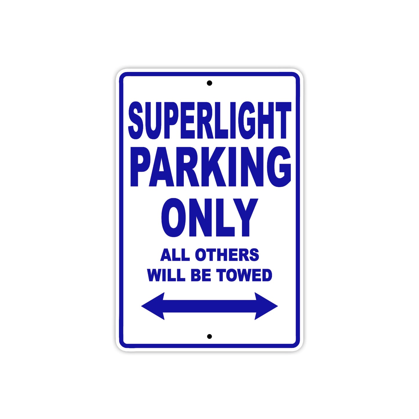 Ducati Superlight Parking Only All Others Will Be Towed Aluminum Decor Garage Sign