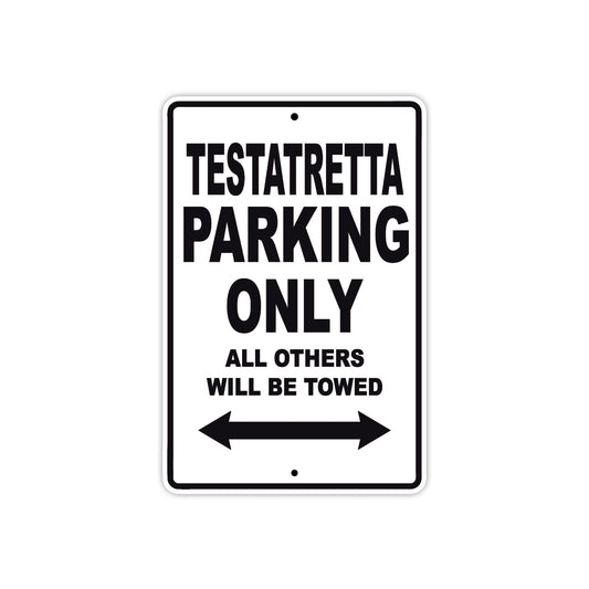 Ducati Testastretta Parking Only All Others Will Be Towed Aluminum Decor Garage Sign