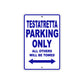 Ducati Testastretta Parking Only All Others Will Be Towed Aluminum Decor Garage Sign