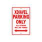 Ducati Xdiavel Parking Only All Others Will Be Towed Aluminum Decor Garage Sign