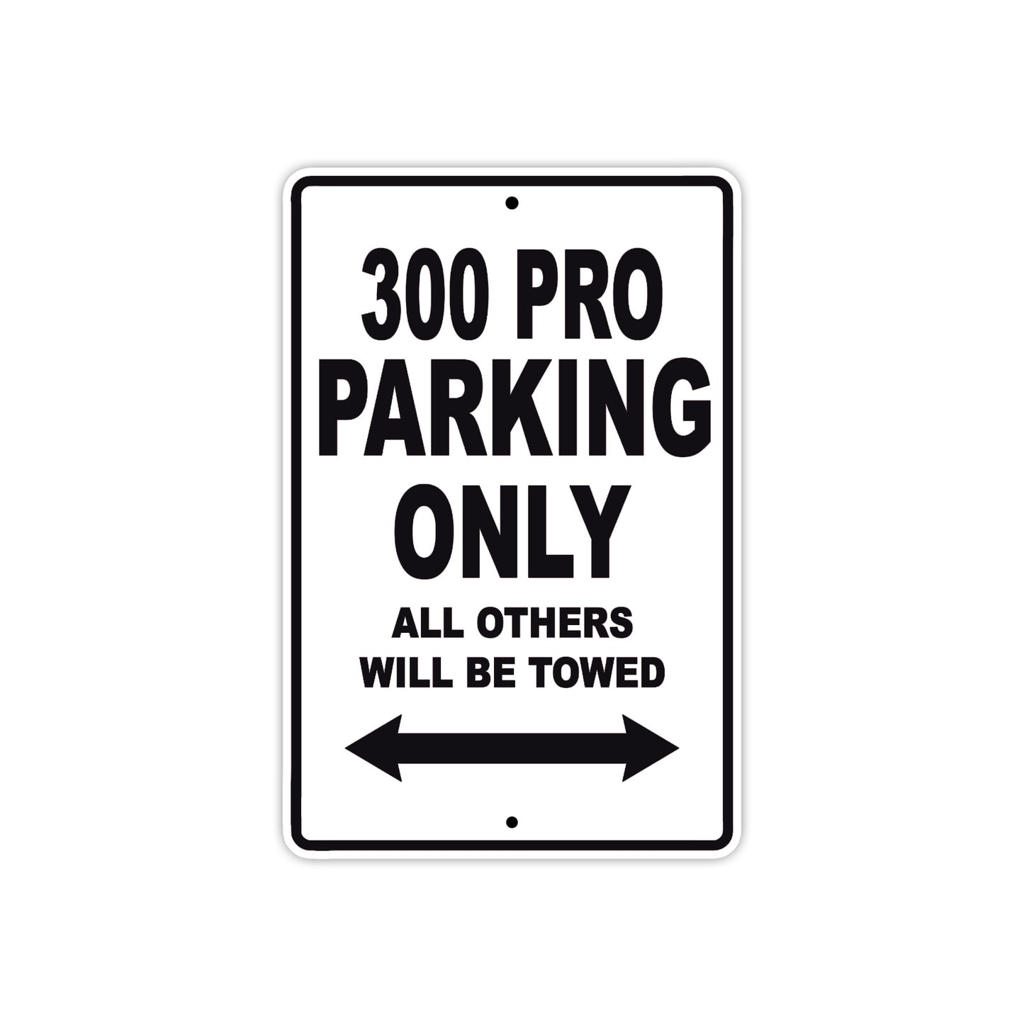 GAS GAS 300 PRO Parking Only All Others Will Be Towed Aluminum Decor Garage Sign