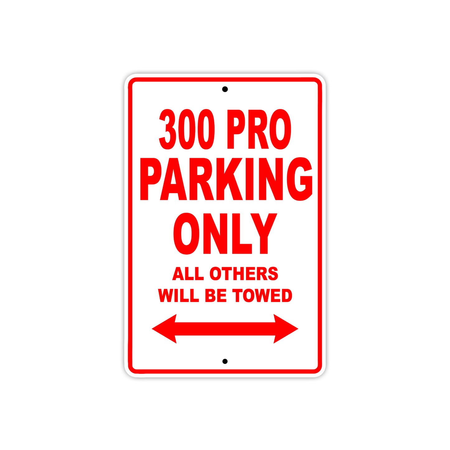 GAS GAS 300 PRO Parking Only All Others Will Be Towed Aluminum Decor Garage Sign