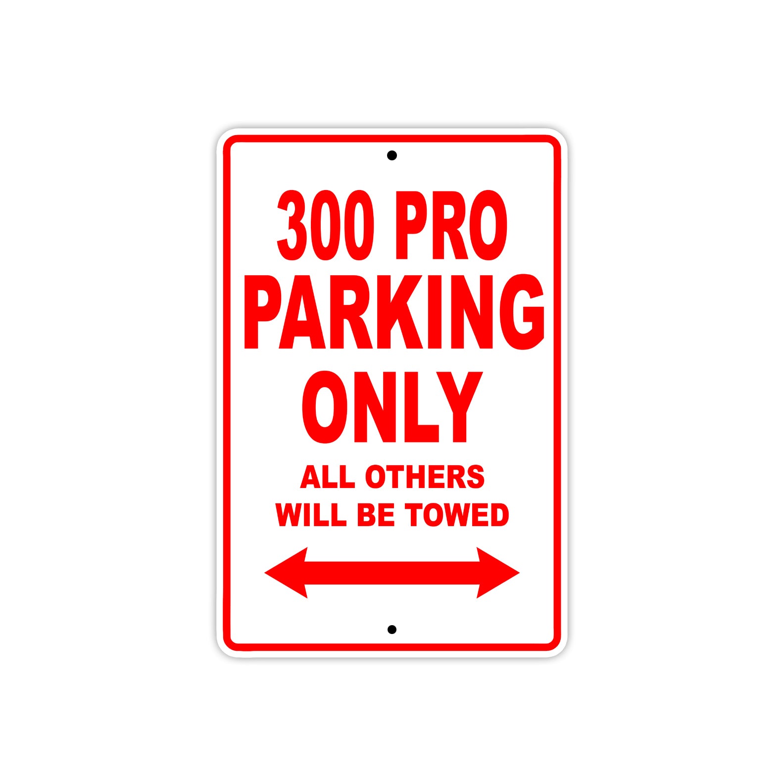 GAS GAS 300 PRO Parking Only All Others Will Be Towed Aluminum Decor Garage Sign