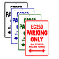 GAS GAS EC250 Parking Only All Others Will Be Towed Aluminum Decor Garage Sign