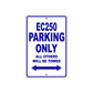 GAS GAS EC250 Parking Only All Others Will Be Towed Aluminum Decor Garage Sign
