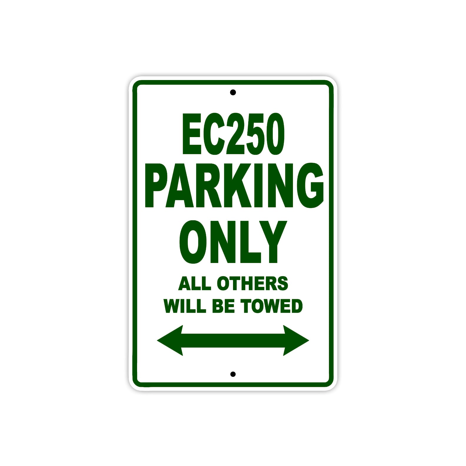 GAS GAS EC250 Parking Only All Others Will Be Towed Aluminum Decor Garage Sign