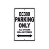 GAS GAS EC300 Parking Only All Others Will Be Towed Aluminum Decor Garage Sign