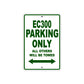GAS GAS EC300 Parking Only All Others Will Be Towed Aluminum Decor Garage Sign