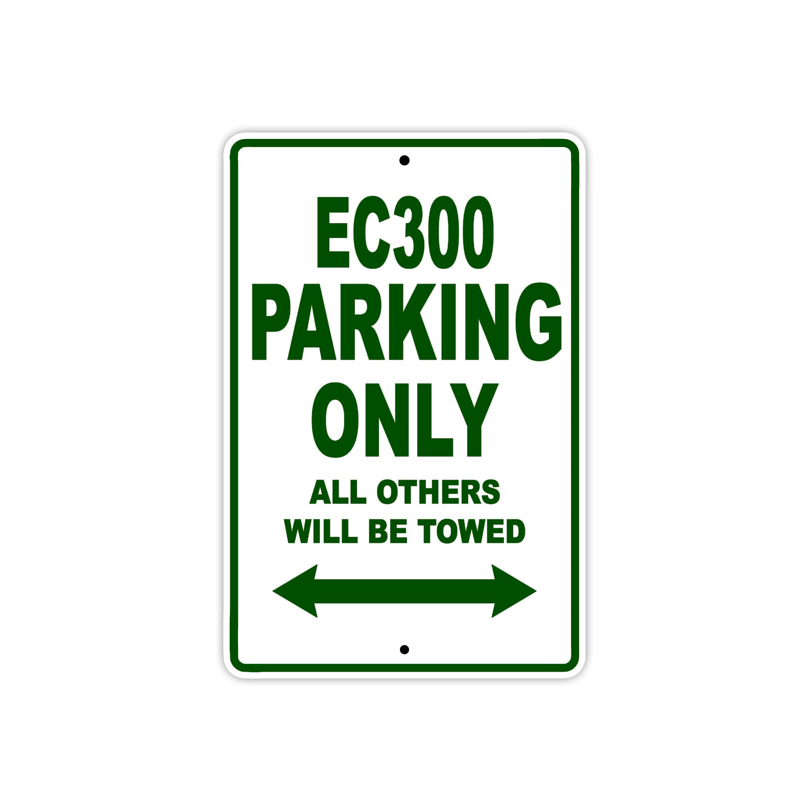 GAS GAS EC300 Parking Only All Others Will Be Towed Aluminum Decor Garage Sign