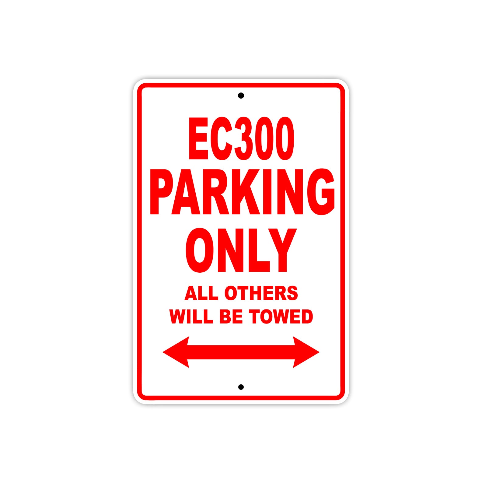 GAS GAS EC300 Parking Only All Others Will Be Towed Aluminum Decor Garage Sign