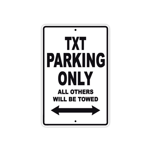 GAS GAS TXT Parking Only All Others Will Be Towed Aluminum Decor Garage Sign