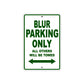 Genuine Scooter Company Blur Parking Only All Others Will Be Towed Aluminum Decor Garage Sign