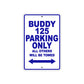 Genuine Scooter Company Buddy 125 Parking Only All Others Will Be Towed Aluminum Decor Garage Sign