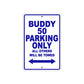 Genuine Scooter Company Buddy 50 Parking Only All Others Will Be Towed Aluminum Decor Garage Sign