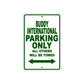 Genuine Scooter Company Buddy International Parking Only All Others Will Be Towed Aluminum Decor Garage Sign