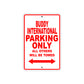 Genuine Scooter Company Buddy International Parking Only All Others Will Be Towed Aluminum Decor Garage Sign