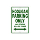 Genuine Scooter Company Hooligan Parking Only All Others Will Be Towed Aluminum Decor Garage Sign