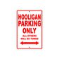 Genuine Scooter Company Hooligan Parking Only All Others Will Be Towed Aluminum Decor Garage Sign