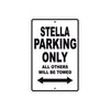 Genuine Scooter Company Stella Parking Only All Others Will Be Towed Aluminum Decor Garage Sign