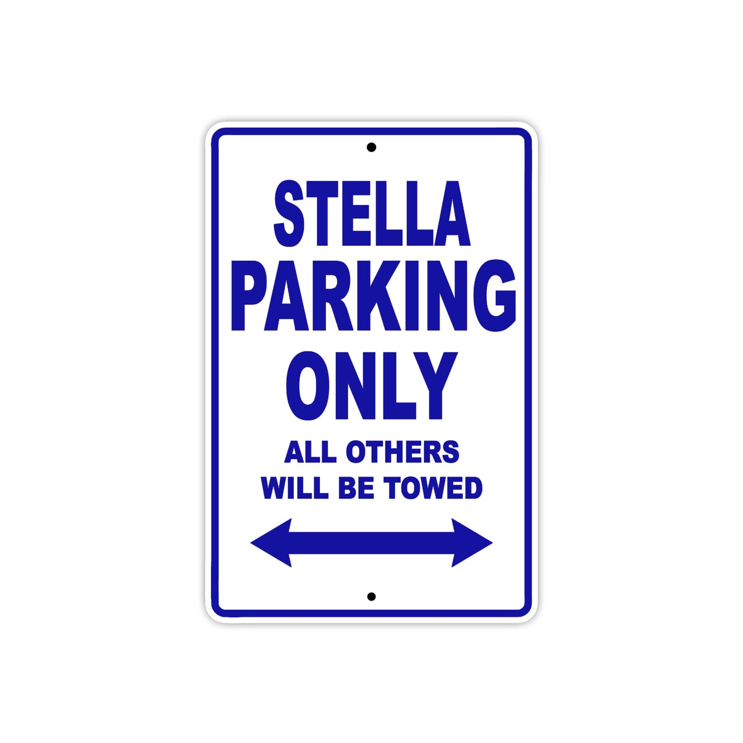 Genuine Scooter Company Stella Parking Only All Others Will Be Towed Aluminum Decor Garage Sign